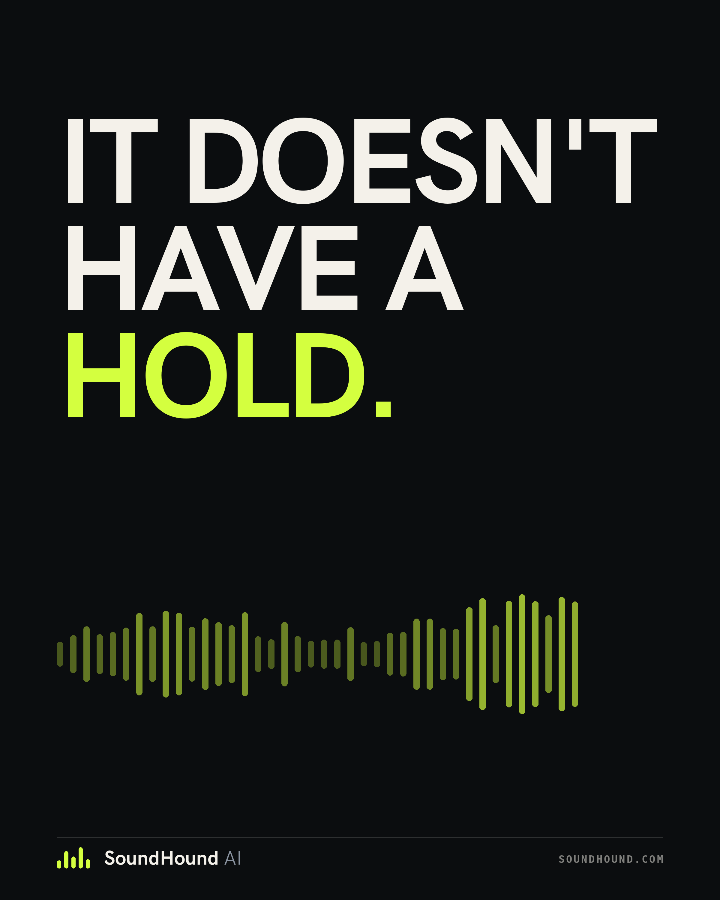 OOH poster: It doesn't have a hold.