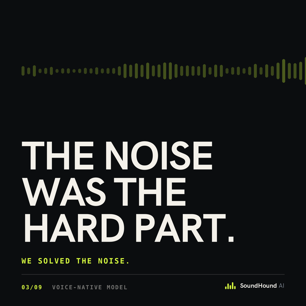 The noise was the hard part.