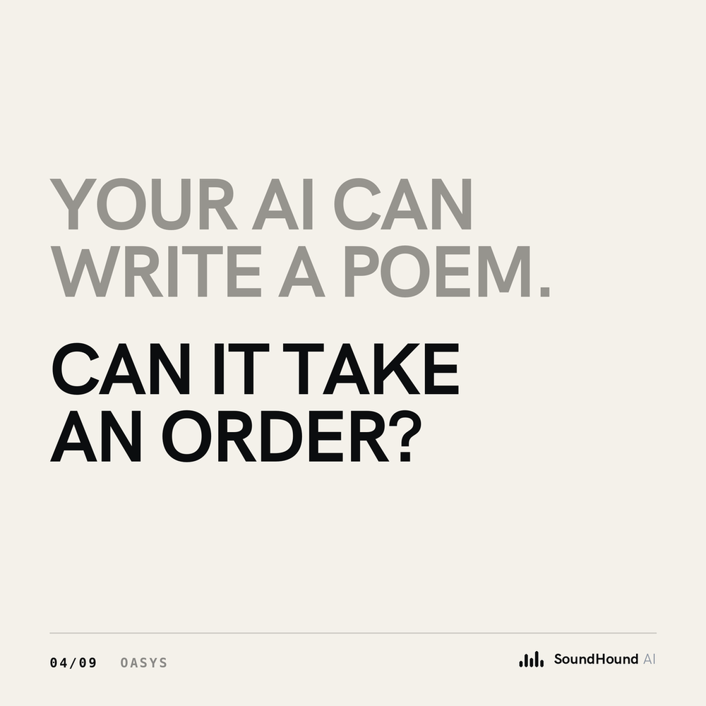 Can it take an order?
